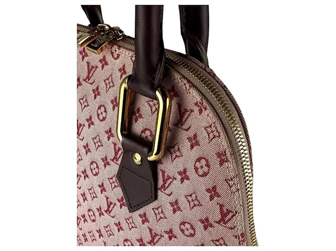 Borsa Louis Vuitton Monogram Mini Alma Fuschia - vista 7