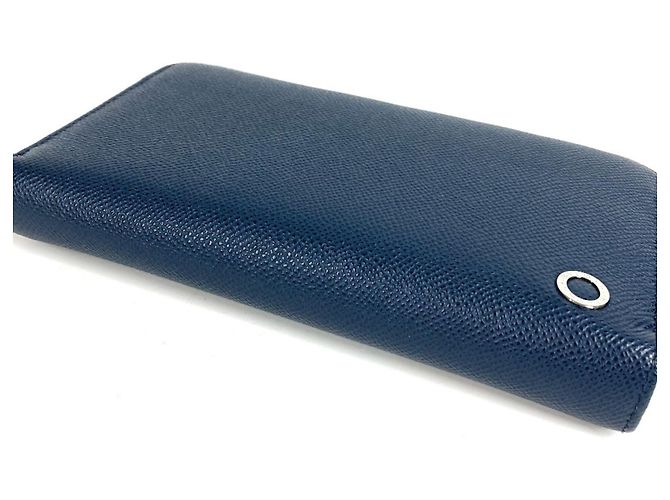 Bulgari Cartera larga de cuero azul Bvlgari - vista 4