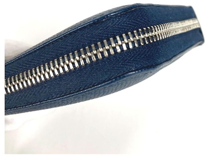 Bulgari Cartera larga de cuero azul Bvlgari - vista 8