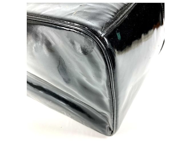 Vanity Beauty case Chanel Vintage CC Coco Mark Logo Nero - vista 5