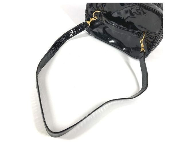 Vanity Beauty case Chanel Vintage CC Coco Mark Logo Nero - vista 7