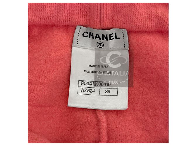 Chanel SUPERMARKET Candy-Pink Distressed Strick-Lounge-Set - Ansicht 8