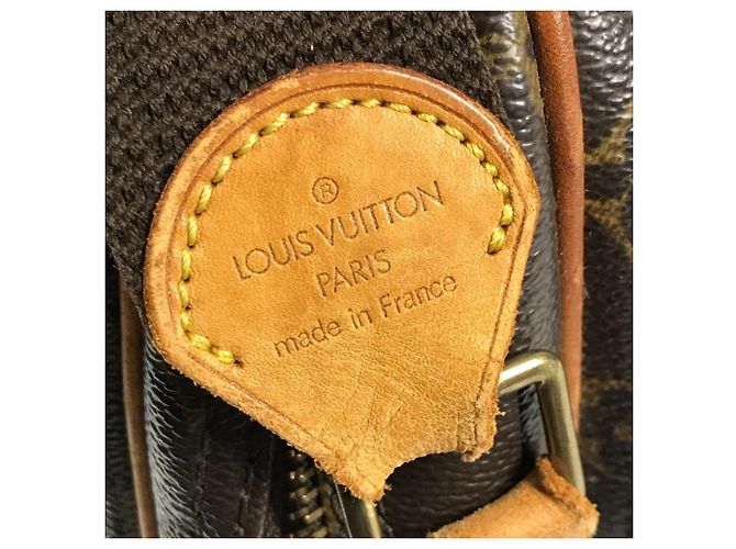 Borsa a tracolla Louis Vuitton Monogram Reporter PM Marrone - vista 11