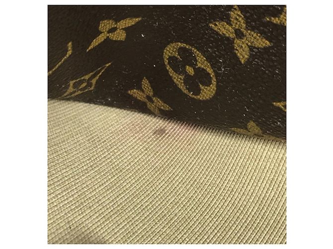 Borsa a tracolla Louis Vuitton Monogram Reporter PM Marrone - vista 15
