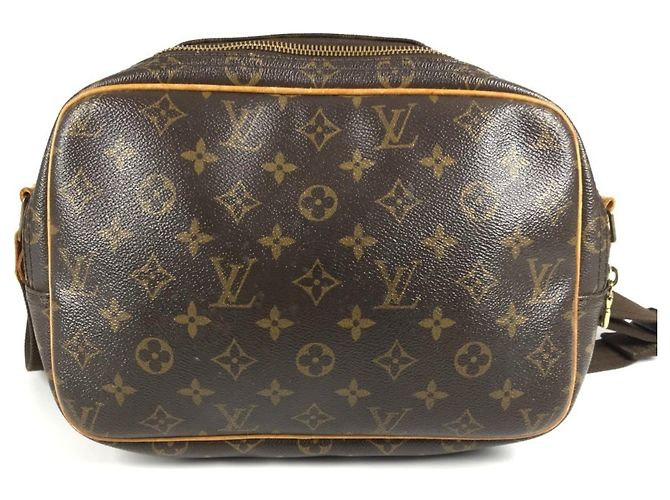 Borsa a tracolla Louis Vuitton Monogram Reporter PM Marrone - vista 2