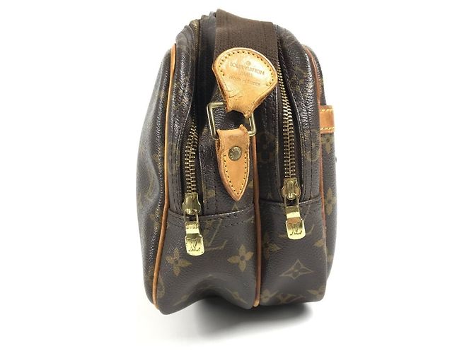 Borsa a tracolla Louis Vuitton Monogram Reporter PM Marrone - vista 4