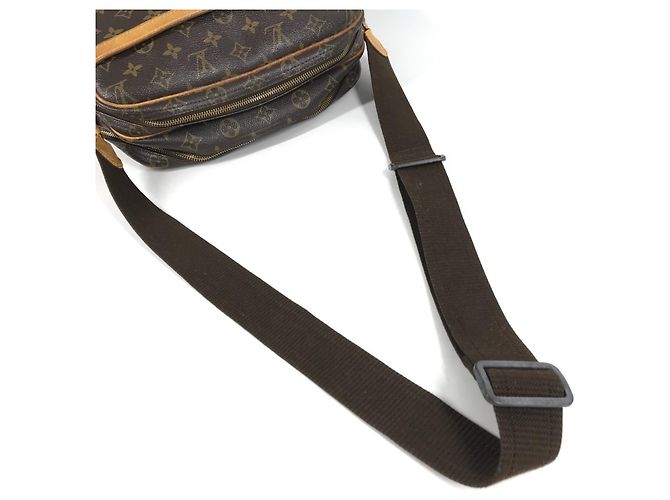 Borsa a tracolla Louis Vuitton Monogram Reporter PM Marrone - vista 8