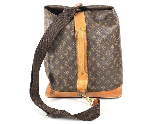 Borsa a tracolla Louis Vuitton Monogram Sac Marine Marrone - vista 2