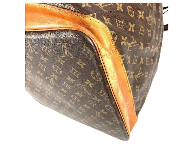 Borsa a tracolla Louis Vuitton Monogram Sac Marine Marrone - vista 6