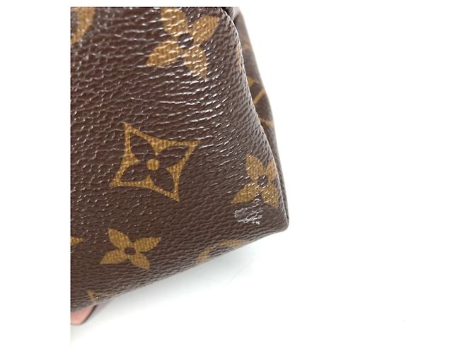 Borsa Louis Vuitton Monogram Rocky BB Marrone Rosa - vista 10