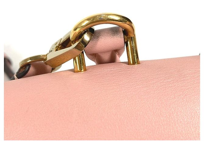 Borsa Louis Vuitton Monogram Rocky BB Marrone Rosa - vista 12