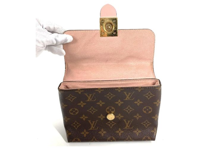 Borsa Louis Vuitton Monogram Rocky BB Marrone Rosa - vista 13