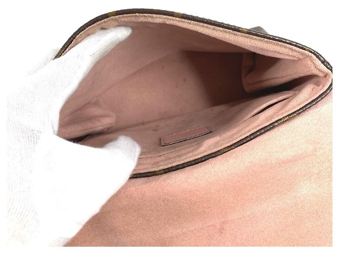 Borsa Louis Vuitton Monogram Rocky BB Marrone Rosa - vista 14