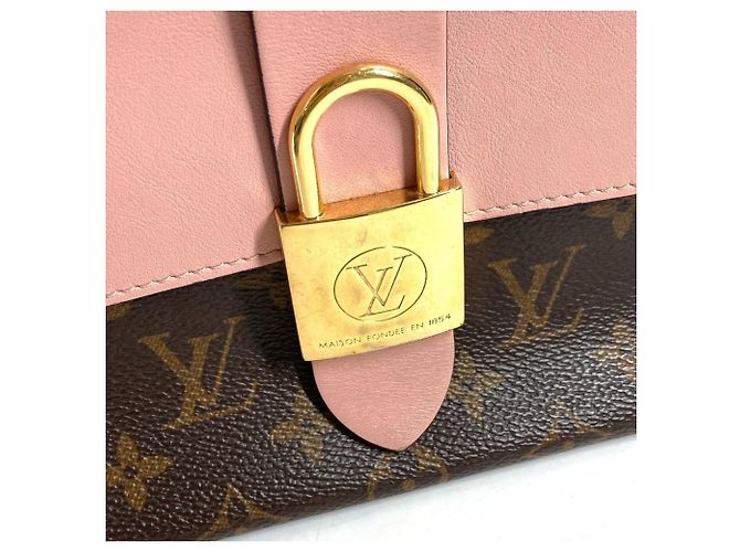 Borsa Louis Vuitton Monogram Rocky BB Marrone Rosa - vista 17