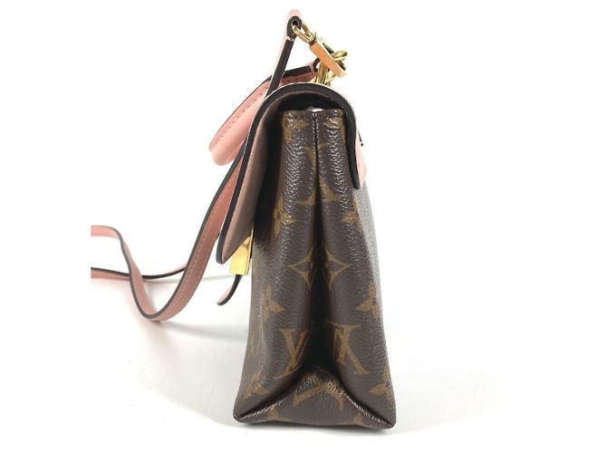 Borsa Louis Vuitton Monogram Rocky BB Marrone Rosa - vista 3