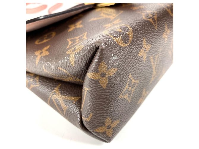 Borsa Louis Vuitton Monogram Rocky BB Marrone Rosa - vista 7