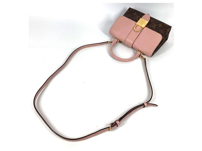 Borsa Louis Vuitton Monogram Rocky BB Marrone Rosa - vista 8