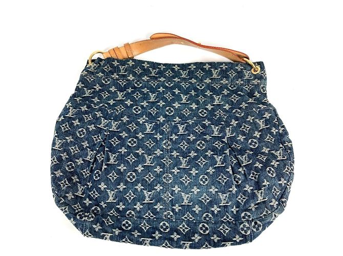 Borsa Daily GM in Monogram Denim Louis Vuitton Blu - vista 2