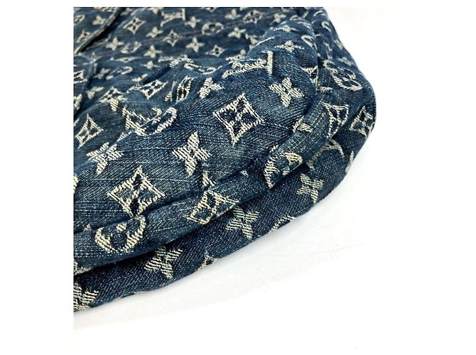 Borsa Daily GM in Monogram Denim Louis Vuitton Blu - vista 7