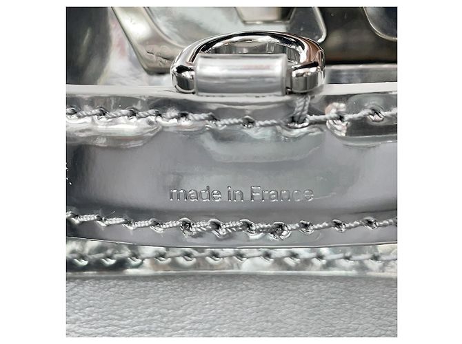 Borsa Louis Vuitton Yayoi Kusama Capucines BB Argento - vista 19