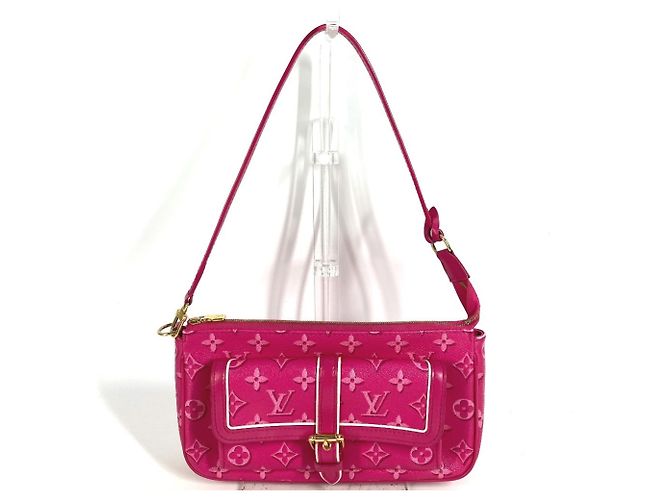 Pochette Accessoires Maxi Monogram Louis Vuitton Rosa Fuchsia Fuschia - vista 2