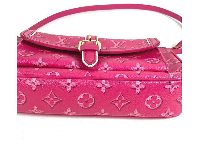 Pochette Accessoires Maxi Monogram Louis Vuitton Rosa Fuchsia Fuschia - vista 4