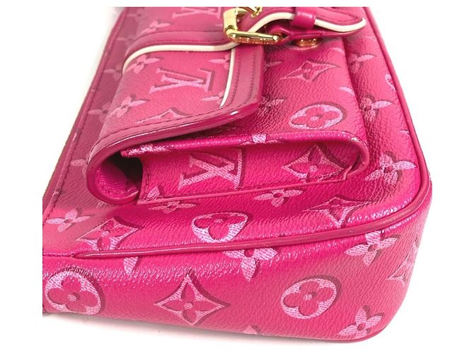 Pochette Accessoires Maxi Monogram Louis Vuitton Rosa Fuchsia Fuschia - vista 6