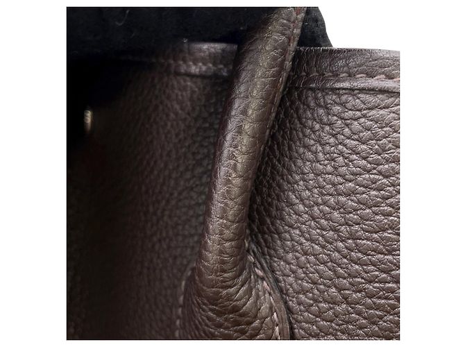 Hermès Borsa Tote Hermes Garden PM Damier ebene - vista 10
