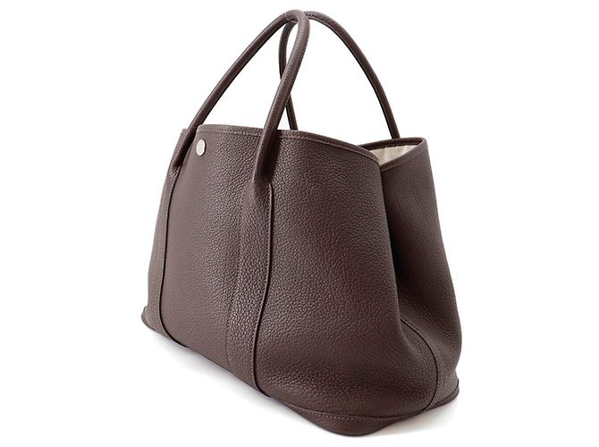 Hermès Borsa Tote Hermes Garden PM Damier ebene - vista 2