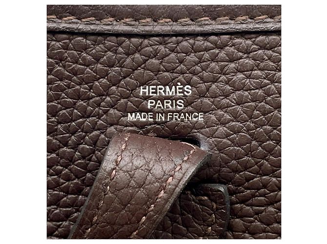 Hermès Borsa Hermes Evelyne TPM Damier ebene - vista 12
