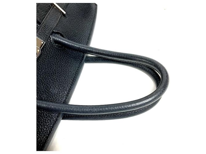 Hermès Borsa Tote Hermes Birkin 35 in pelle nera Nero - vista 10