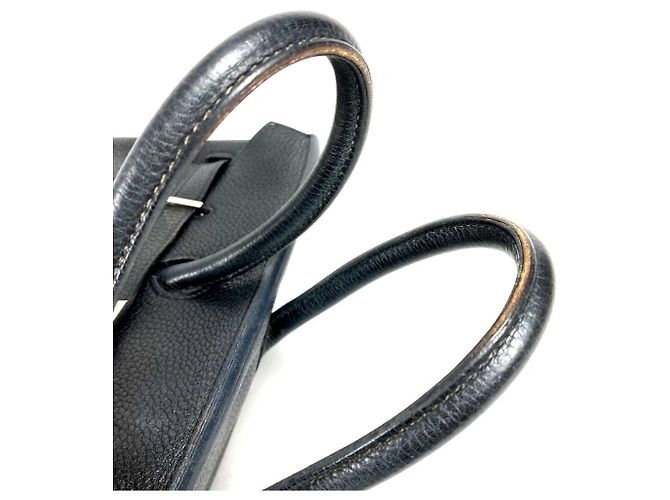Hermès Borsa Tote Hermes Birkin 35 in pelle nera Nero - vista 11
