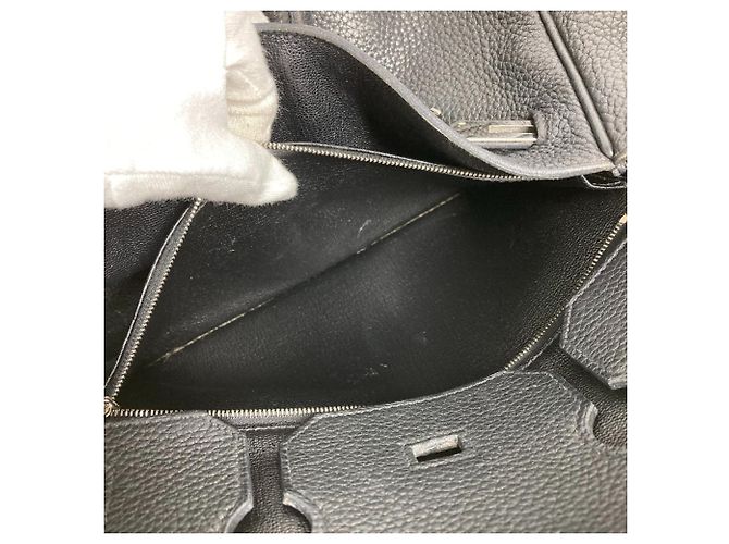 Hermès Borsa Tote Hermes Birkin 35 in pelle nera Nero - vista 15