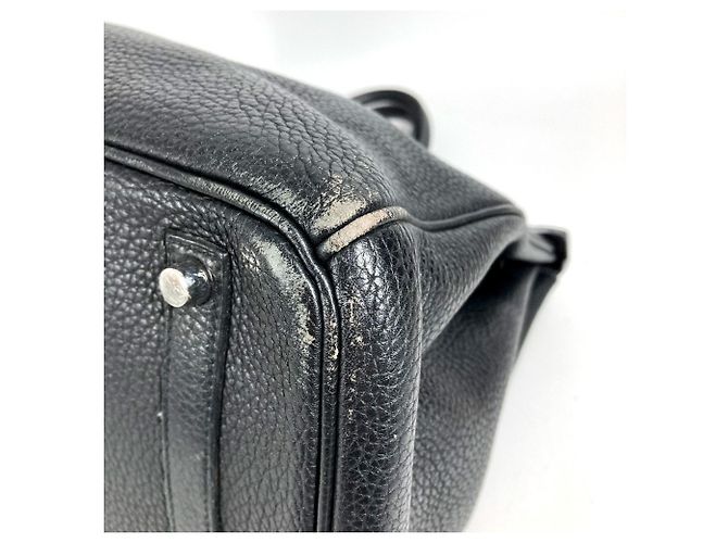 Hermès Borsa Tote Hermes Birkin 35 in pelle nera Nero - vista 9