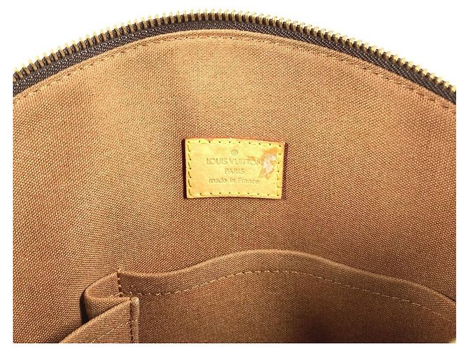 Borsa Tote Louis Vuitton Monogram Lockit Marrone - vista 13