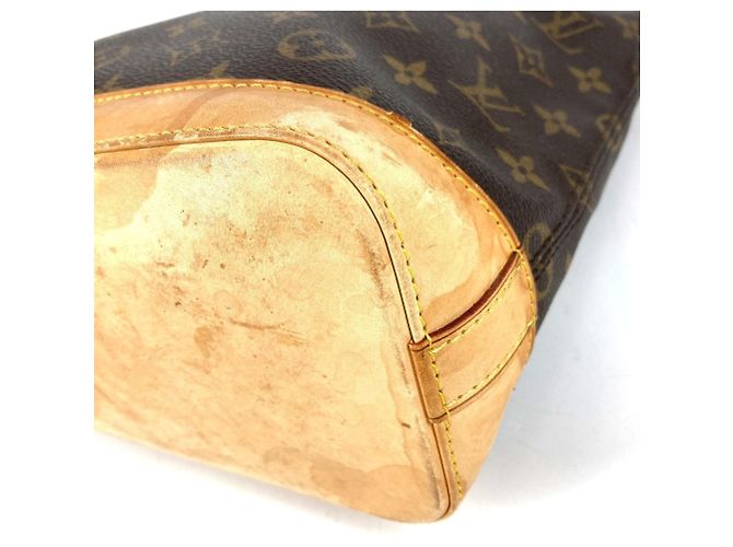 Borsa Tote Louis Vuitton Monogram Lockit Marrone - vista 6