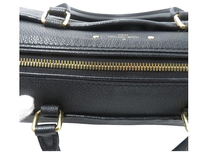 Borsa Louis Vuitton Monogram Empreinte Speedy Bandoulière 25 NM Nero - vista 7