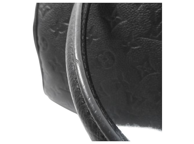 Borsa Louis Vuitton Monogram Empreinte Speedy Bandoulière 25 NM Nero - vista 9