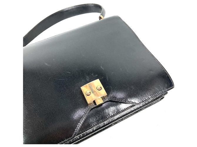 Hermès Hermes Vintage Sac G8 Handbag Black - view 10