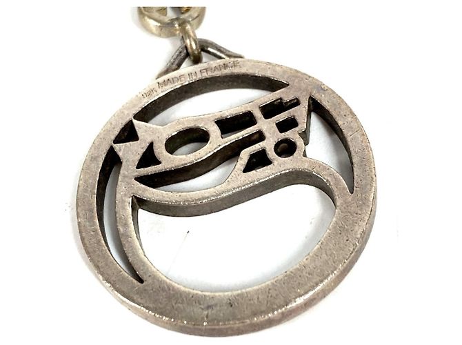 Hermès Portachiavi Hermes Cheval Logo Argento - vista 6