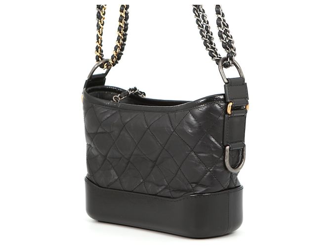 Borsa a tracolla Chanel Gabrielle Chain Nero - vista 2