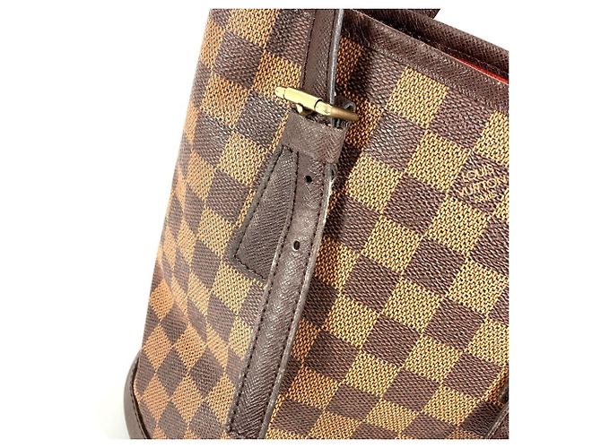Bucket Borsa a tracolla a secchiello Louis Vuitton Damier Mare Marrone Damier ebene - vista 10