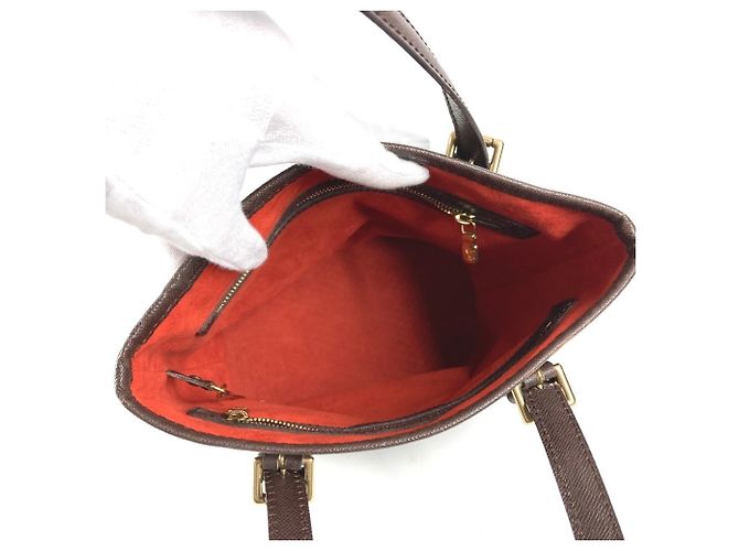 Bucket Borsa a tracolla a secchiello Louis Vuitton Damier Mare Marrone Damier ebene - vista 13