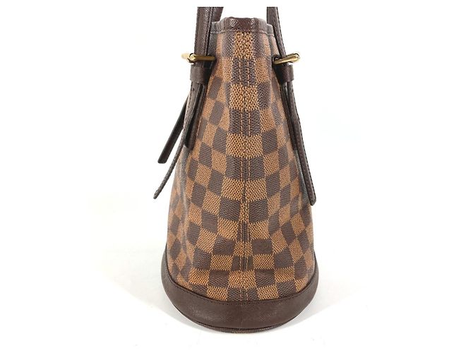 Bucket Borsa a tracolla a secchiello Louis Vuitton Damier Mare Marrone Damier ebene - vista 3