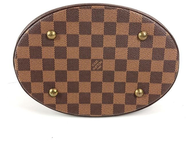 Bucket Borsa a tracolla a secchiello Louis Vuitton Damier Mare Marrone Damier ebene - vista 5