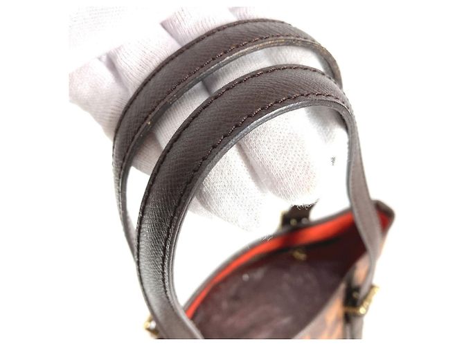 Bucket Borsa a tracolla a secchiello Louis Vuitton Damier Mare Marrone Damier ebene - vista 8