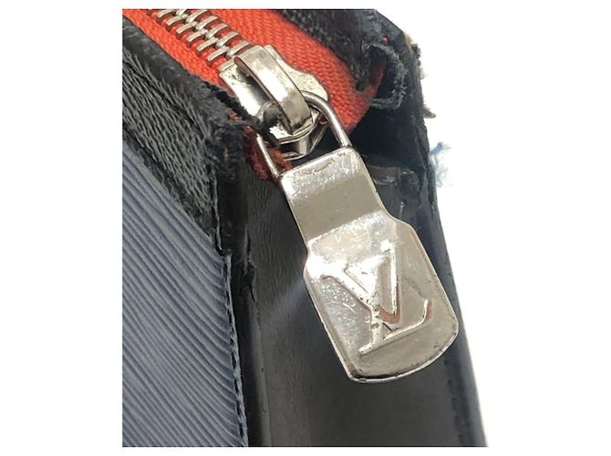 Pochette Voyage MM Louis Vuitton Clutch Bag Blu - vista 10