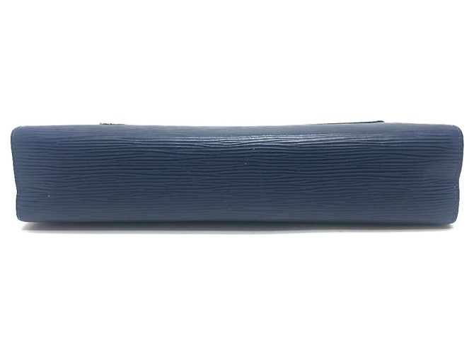 Pochette Voyage MM Louis Vuitton Clutch Bag Blu - vista 5