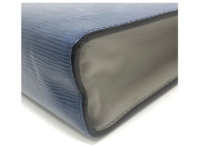 Pochette Voyage MM Louis Vuitton Clutch Bag Blu - vista 6