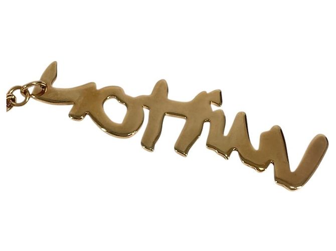 Portachiavi Bijou Sac Graffiti Louis Vuitton D'oro Arancione - vista 7